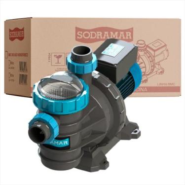 Imagem de Motobomba Para Piscinas Com Pré Filtro Sodramar Bmc Monofásica 1/2 Até