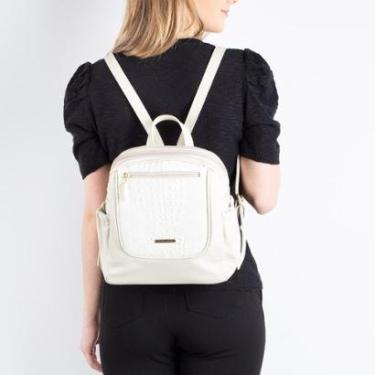 Imagem de Mochila feminina pequena de couro Estela-Feminino