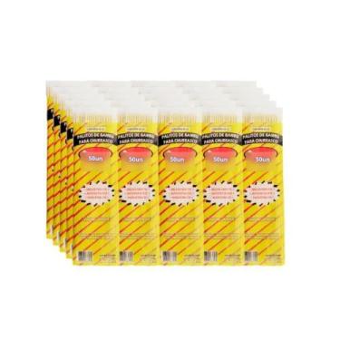 Imagem de C5 Espetos de Bambu Tradicional: 30cm - 50Pct com 50un - NC Caieiras