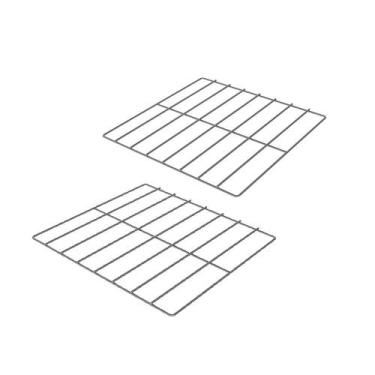 Imagem de Kit 2 Grades Cromadas 35x35 Para Fornos Prp-004/008 Fcsb4e Fcv35 - Pro