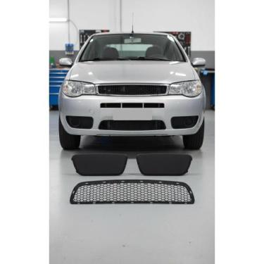 Imagem de Grade Central Palio 2004-2009 Preto + Molduras Milha - Congratulations