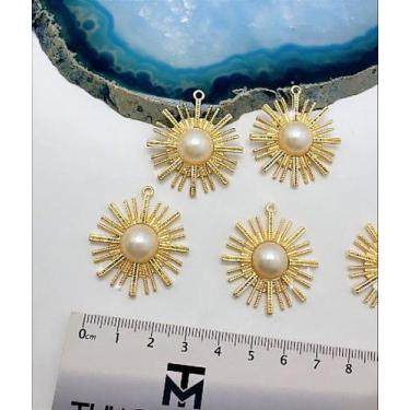 Imagem de Pingente com Pérola de Ouro 18k - 01 Unidade - no-brand