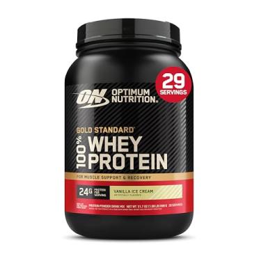 Imagem de 100% Whey Protein Gold Standard (909G) - Sabor Vanilla Ice Cream, Optimum Nutrition