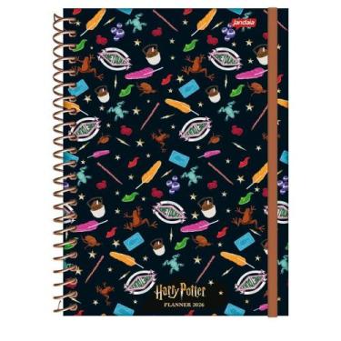 Imagem de Planner 2026 Harry Potter Espiral Jandaia Planejamento Diário -