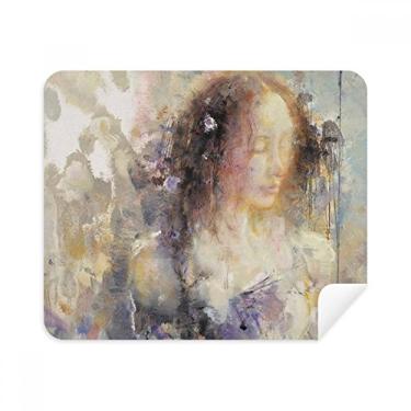 Imagem de Pausa XJJ Pano de limpeza de pintura a óleo Limpador de tela 2 peças Tecido de camurça