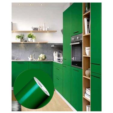 Imagem de Adesivo para envelopamento de móveis Verde Amazonas 2m x 50cm