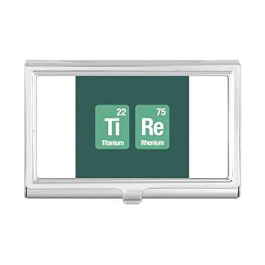 Imagem de Tire Chemical Element Science Porta-cartões de visita
