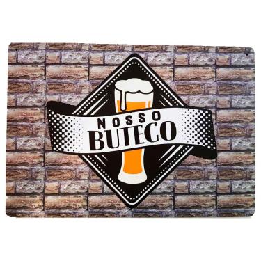 Imagem de Placa Decorativa Mdf Nosso Buteco