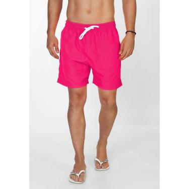 Imagem de Short Praia Tactel Bermuda Pink Praia e Piscina Liso