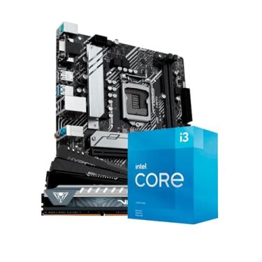 Imagem de Kit Upgrade Intel Core i3 10105F Placa Mãe H510M DDR4 Memória RAM 8GB DDR4