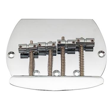 Imagem de Musiclily Pro 57mm Ponte Baixo 4 Cordas para Baixo estilo Music Man, Cromada