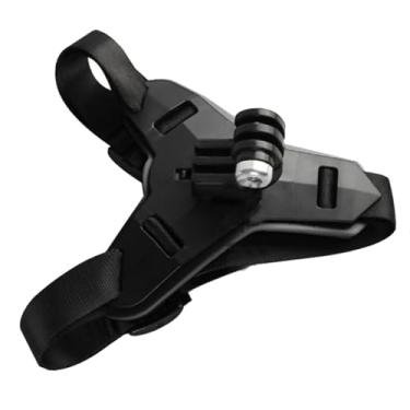 Imagem de Suporte de queixo para capacete de câmera para GoPro Hero 8/7/6, acessórios de alça de suporte de mandíbula para câmera de ação esportiva