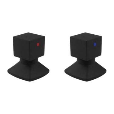 Imagem de Kit com 2 Acabamentos Para Registro C46 Água Quente/Fria BL6246 Ducon Metais Black