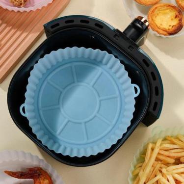 Imagem de Forro Para Air Fryer De Silicone Reutilizável Antiaderente - duarfre, 