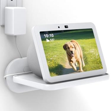 Imagem de HomeMount Mount for Google Nest Hub - Wall Mount Holder Shelf Compaitble with Google Nest Hub/NEST HUB (2nd gen)/NEST HUB MAX (White)