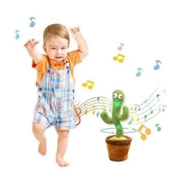 Imagem de Cacto Dançante Repete Som E Toca Músicas Brinquedo Infantil - Lynx Pro