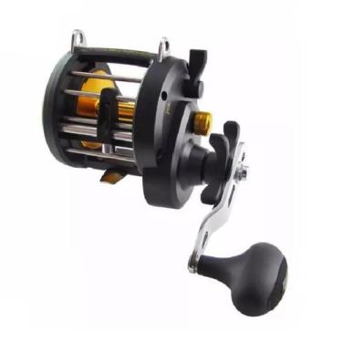 Imagem de Carretilha Pesca Perfil Alto Marine Sports Master 30 Esquerda