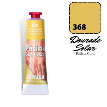 Imagem de Patina em Cera Acrilex 37ml 368 Dourado Solar