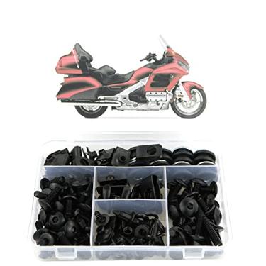 Imagem de Kit de parafusos de carenagem Xitomer, para HONDA Gold Wing GL1800 01-18, kits de montagem/porcas/fixadores/ilhós/ilhósxitomer preto FBT00485BK