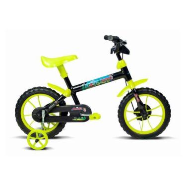 Imagem de Bicicleta Infantil Bike Aro 12 Verden Rodinhas Menino Menina, Preto, V