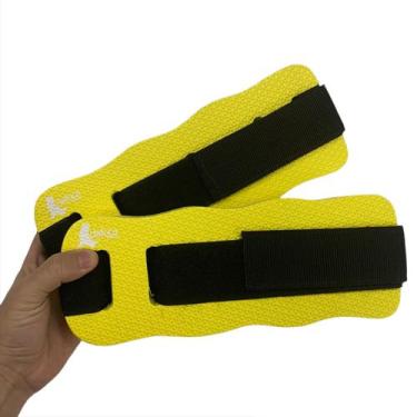 Imagem de Par Caneleiras Hidroginástica 2 à 3kg Amarelo DF1096 Dafoca - Dafoca S