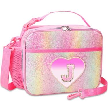 Imagem de RHCPFOVR Lancheira infantil – lancheira térmica de dois andares para meninos e meninas, lancheira lavável e reutilizável para escola e creche