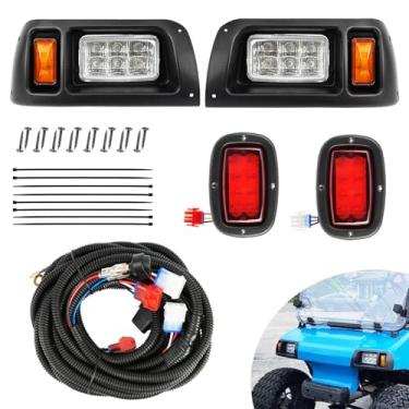 Imagem de Kit de luz LED para carro de clube 12 volts farol e luz traseira para 1993-up Club Car DS Golf Cart OEM 101988001 101988002