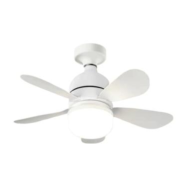 Imagem de Ventilador de teto Com Luz para Pequenos Espaços (6 Hélices) Controle Remoto Bivolt LED 110V-220V