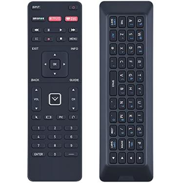 Imagem de Teclado XRT500 QWERTY com controle remoto de substituição de luz traseira compatível com Vizio TV M43-C1 M49-C1 M50-C1 M55-C2 M60-C3 M80-C3 M322I-B1 M422I-B1 M492I-B2 M502I-B1 M555I-B1 2I-B2 M602I-B3