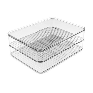 Imagem de Porta Frios Duplo Clear Transparente