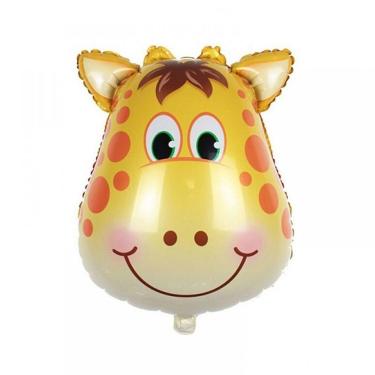 Imagem de Balão Metalizado Cabeça De Girafa - 18 Polegadas