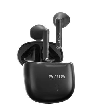 Imagem de Fone De Ouvido Earbud Aiwa EB-05-B Preto Bluetooth Enc App Bivolt