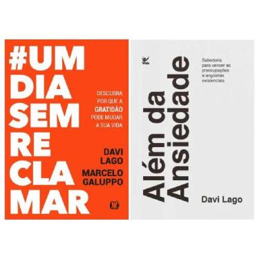 Imagem de Coleção Davi Lago - Um dia sem reclamar + Além da ansiedade - Kit de L