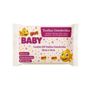 Imagem de Toalhas Umedecidas Gut Gut Baby Lenço umedecido c50 e c100un, com 50 u