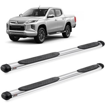 Imagem de Estribo L200 Triton Sport 2017 a 2023 Oval Cromado Keko K1
