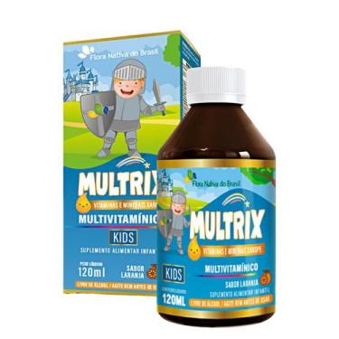 Imagem de Multrix Kids Multivitamínico Infantil 120ml Flora Nativa  Vitaminas e 