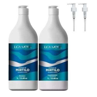 Imagem de Extrato de Mirtilo Shampoo + Condicionador 1 Litro Lowell