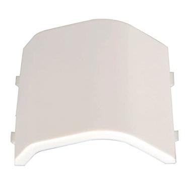 Imagem de labwork Lente de lâmpada de teto interior tampa branca substituição para Mustang F150 F250 1980-1996 teto teto teto cúpula mapa luz cobertura branca retangular cúpula lente