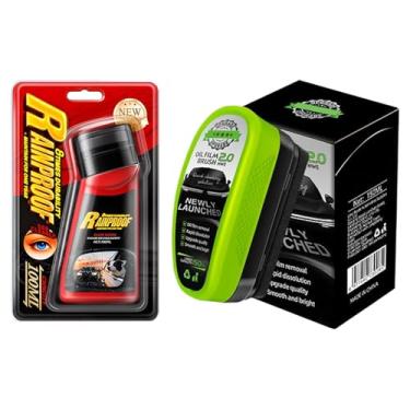 Imagem de Escova De Limpeza De Película De Óleo Automotiva - Produto de Limpeza para Exterior de Veículos - De Vidro Para Carro Anti-embaciamento E À Prova De Chuva Para Para-Brisas Para Viagens