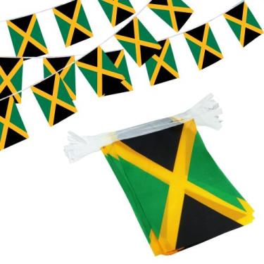 Imagem de Bandeira de cordas, bandeiras, bandeiras, Anley, Jamaica, 33 pés, 38 b
