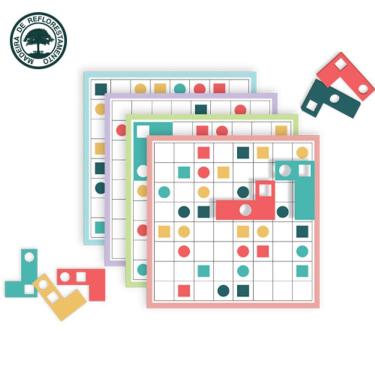 Imagem de Brinquedo Educativo de Madeira Educaplay Encaixa Formas