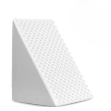 Imagem de Almofada Triangular, Travesseiro Encosto Triangular Repouso Ideal para Leitura, Refluxo, Circulação, Capa com Ziper