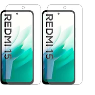 Imagem de kit 02 Películas Hydrogel Clear HD Flexivel Para Xiaomi Redmi 15 4G - Tela 6.9
