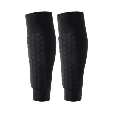 Imagem de Meias De Proteção Para Futebol Com Mangas De Compressão Para Panturril