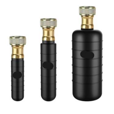 Imagem de Kit com 3 desentupidores de borracha para limpeza de ralos, adequados para canos de 1 a 6 polegadas, removedores de cabelo e entupimentos em ralos de banheiro e pias de cozinha.