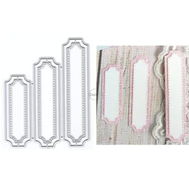 Imagem de DzIxY Shadow Lace Label Matrizes de corte de metal para fazer cartões, papel em relevo, corte, scrapbook, máquina, estêncis, bolsos, suprimentos