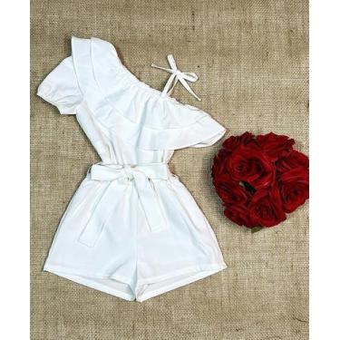 Imagem de macaquinho infantil menina modinha mini diva blogueirinha moda festa -