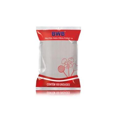 Imagem de Palitos Para Pirulito Médio Cristal 14cm Com 300 Unidades - Tamarozzi