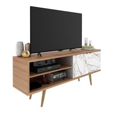 Imagem de Rack 55" Retrô Com 2 Portas Multimóveis Cr45204