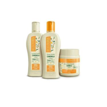 Imagem de Kit bio extratus camomila shampoo, cond e mascara 250gr